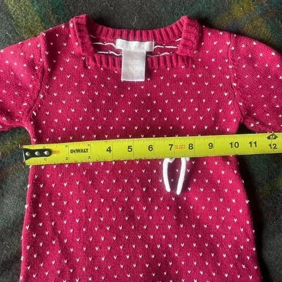 Maggie & Zoe Knit Christmas Tree Cotton Knit Sweater Jumper Dress - Picture 9 of 10